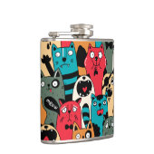 猫の群れ フラスク (右)