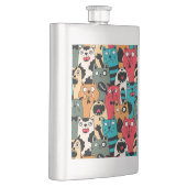 猫の群れ フラスク (右)