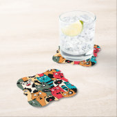 猫の群れ ペーパーコースター (インサイチュ)