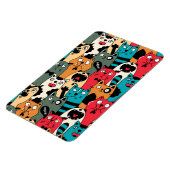 猫の群れ マグネット (左側)