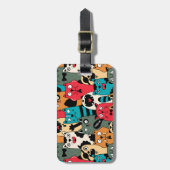 猫の群れ ラゲッジタグ (正面縦)