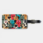 猫の群れ ラゲッジタグ (裏面横)