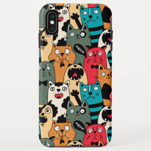 猫の群れ iPhone XS MAXケース