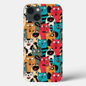 猫の群れ Case-Mate iPhoneケース (裏面)
