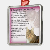 猫の義理の娘の詩 メタルオーナメント (左)