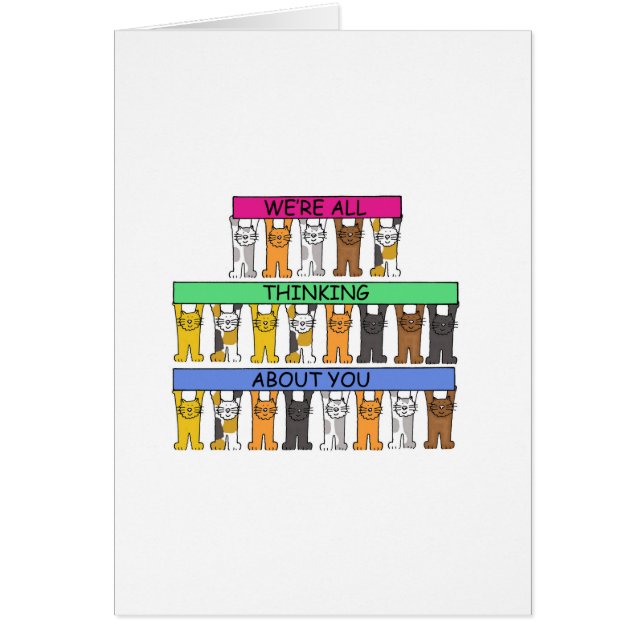 猫の考え漫画 (正面)