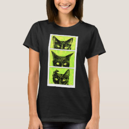 猫の耳の勉強 Tシャツ