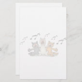 猫の聖歌隊 便箋 (正面/裏面)