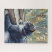 猫の肖像画パズル ジグソーパズル (横)