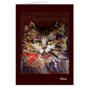 猫の肖像画