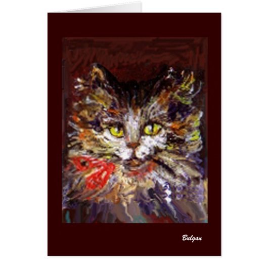 猫の肖像画 (正面)