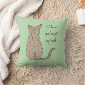 猫の背中 クッション (ブランケット)