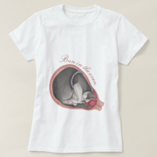猫の胎児 – オーブンのパン Tシャツ