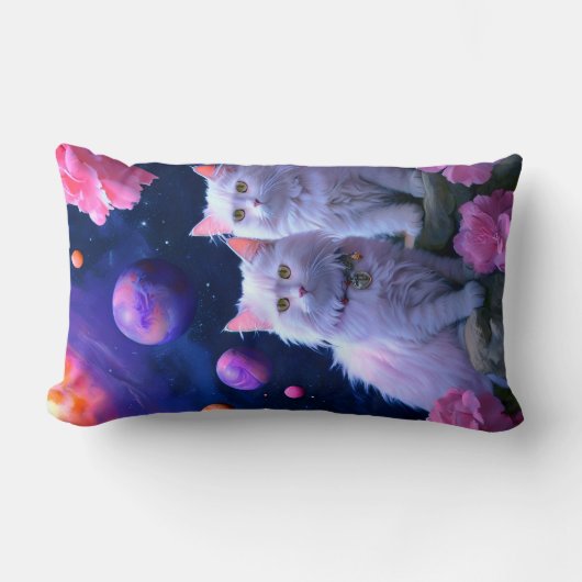 猫の腰の快適革命：猫の腰枕 ランバークッション (正面)