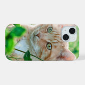 猫の自然 iPhone 15ケース (裏面横)