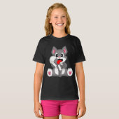猫の舌 Tシャツ (正面フル)