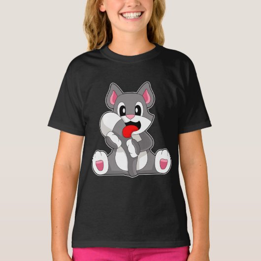 猫の舌 Tシャツ (正面)
