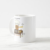 猫の良い、良い臭い コーヒーマグカップ (正面左)