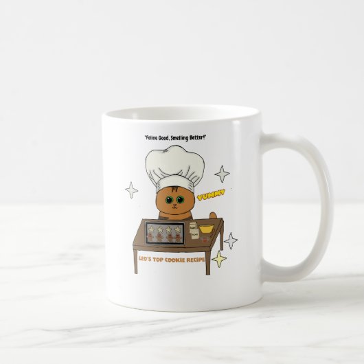 猫の良い、良い臭い コーヒーマグカップ (右)