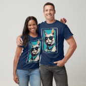猫の色だけになる Tシャツ (ユニセックス)