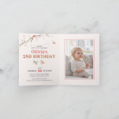 猫の花びらパーティー 招待状 (内部)