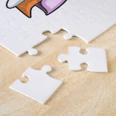 猫の花嫁 ウェディングドレス.PNG ジグソーパズル (側面)