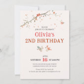 猫の花見パーティー招待状 招待状 (裏面)