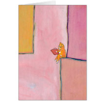 猫の芸術の読書おもしろい-マーマレードは孤独を好みます