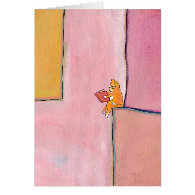 猫の芸術の読書おもしろい-マーマレードは孤独を好みます (正面)