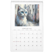 猫の芸術 壁掛けカレンダー 2027年 カレンダー (2月 2027)