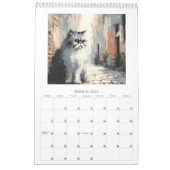 猫の芸術 壁掛けカレンダー 2027年 カレンダー (3月 2027)