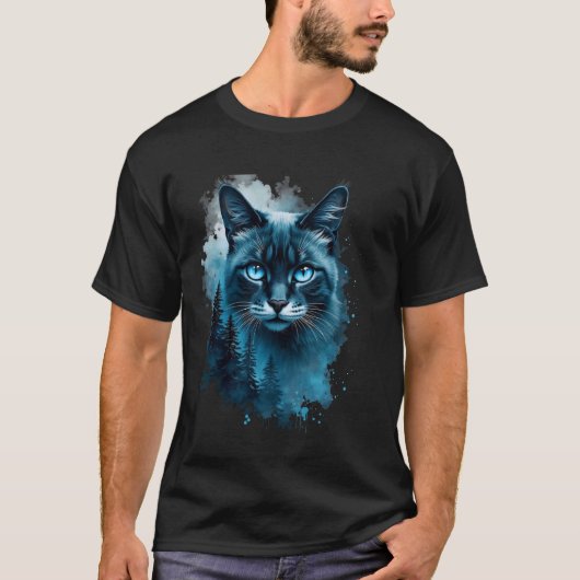 猫の芸術 Tシャツ (正面)