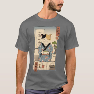 猫の茶道 Tシャツ
