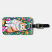 猫の荷札 ラゲッジタグ (正面横)