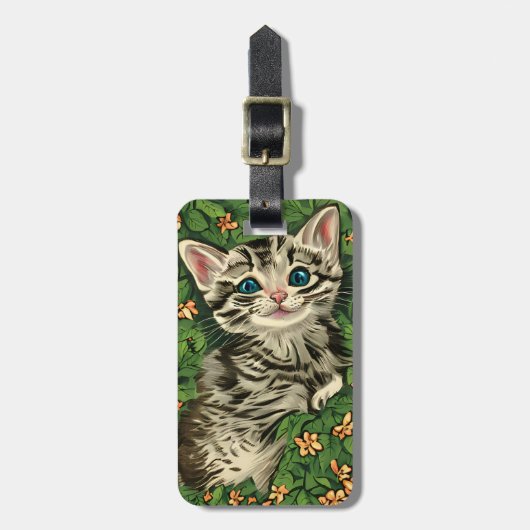猫の荷札 ラゲッジタグ (正面縦)