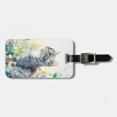 猫の荷物タグ ラゲッジタグ (正面横)