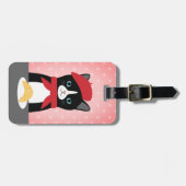 猫の荷物タグ ラゲッジタグ (正面横)