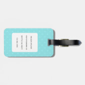 猫の荷物タグ ラゲッジタグ (裏面横)