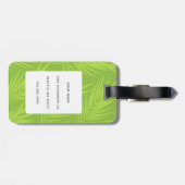 猫の荷物タグ ラゲッジタグ (裏面横)