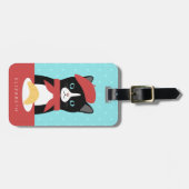 猫の荷物タグ ラゲッジタグ (正面横)