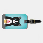 猫の荷物タグ ラゲッジタグ (正面横)