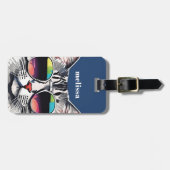 猫の荷物タグ ラゲッジタグ (正面横)