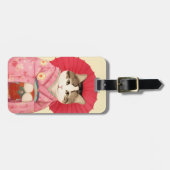 猫の荷物タグ ラゲッジタグ (正面横)