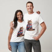 猫の葉の秋の挨 Tシャツ (ユニセックス)