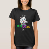 猫の薬 Tシャツ (正面)