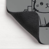猫の街並み毛皮かわいいベクターグラフィック マウスパッド (コーナー)