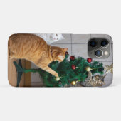猫の装飾的な木、画像、カスタマイズ Case-Mate iPhoneケース (裏面(横))