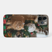 猫の装飾的な木、画像、カスタマイズ Case-Mate iPhoneケース (裏面(横))