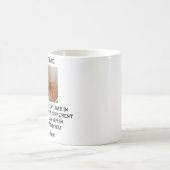 猫の親愛パパパーソナライズされた、猫の写真、名前 コーヒーマグカップ (中央)