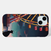 猫の観察 Case-Mate iPhoneケース (裏面 (横))